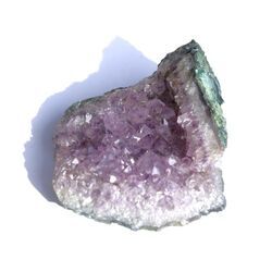 Amethyst Kristallstufe / Ladestufe hell  (Uruquai) - Sonderqualitt  - ca. 14,4 cm x 13,1 cm x 6 cm