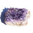 Amethyst Kristallstufe / Ladestufe mitteldunkel (Brasilien) - Sonderqualität - ca. 5,3 cm x 4,7 cm x 2,2 cm