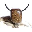 Bronzit Trommelstein / Schmuckstein gebohrt - Sonderqualität - ca. 2,5 cm x 1,9 cm x 1,2 cm