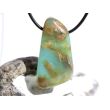 Andenopal türkis  (Chrysopal) XXL Trommelstein gebohrt - Rarität - AA-Sonderqualität - ca. 4,4 cm x 2,2 cm x 2,1 cm