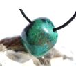 Chrysokoll Trommelstein / Schmuckstein gebohrt - Sonderqualität - ca. 2,5 cm x 2,3 cm x 1,5 cm