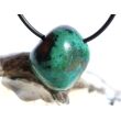 Chrysokoll Trommelstein / Schmuckstein gebohrt - Sonderqualität - ca. 2,5 cm x 2,3 cm x 1,5 cm