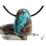 Chrysokoll Trommelstein gebohrt - Sonderqualit�t - ca....