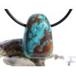 Chrysokoll Trommelstein gebohrt - Sonderqualität - ca. 2,7 cm x 1,9 cm x 1,3 cm
