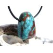 Chrysokoll Trommelstein gebohrt - Sonderqualität - ca. 2,7 cm x 1,9 cm x 1,3 cm