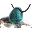 Chrysokoll Trommelstein gebohrt - Sonderqualität - ca. 2,7 cm x 2,2 cm x 1,5 cm