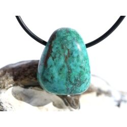 Chrysokoll Trommelstein gebohrt - Sonderqualit�t - ca....