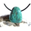 Chrysokoll Trommelstein gebohrt - Sonderqualität - ca. 2,6 cm x 2,1 cm x 1,3 cm