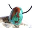 Chrysokoll Trommelstein gebohrt - Sonderqualität - ca. 2,8 cm x 2,2 cm x 1,4 cm