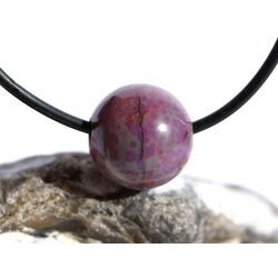 Sugilith Kugel gebohrt - Rarit�t - Sonderqualit�t - ca.15 mm