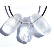 Calcit weiß Trommelsteine gebohrt - Sonderqualität - ca. 3 - 3,9 cm / ca. 17-20 g/St