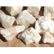 Calcit weiß Rohsteine - ca. 50 g