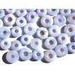 Chalcedon blau gebändert Donut 13-14 mm (3-4 mm stark) - Rarität -