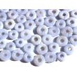 Chalcedon blau gebändert Donut 13-14 mm (3-4 mm stark) - Rarität -