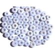 Chalcedon blau gebändert Donut 13-14 mm (3-4 mm stark) - Rarität -