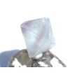 Fluorit bunt (grün-violett) Kristall / Oktaeder / Rohstein - Sonderqualität - ca. 3,7 cm x 3,3 cm x 3,2 cm