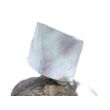 Fluorit bunt (grün-violett) Kristall / Oktaeder / Rohstein - Sonderqualität - ca. 3,7 cm x 3,3 cm x 3,2 cm