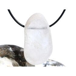 Bergkristall Ema-Egg / Ema-Ei (Proferiche Stone / Stone of the Seer) XXL Trommelstein gebohrt - AA-Sonderqualit�t - ca. 4,6 cm x 2,5 cm x 1,9 cm