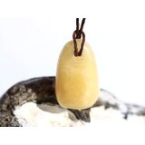 Calcit orange (Orangencalcit) Trommelstein gebohrt - ca....