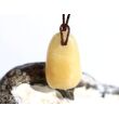 Calcit orange (Orangencalcit) Trommelstein gebohrt - ca. 2,9 cm x 1,8 cm x 1,2 cm