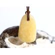 Calcit orange (Orangencalcit) Trommelstein gebohrt - ca. 2,9 cm x 1,8 cm x 1,2 cm