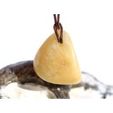 Calcit orange (Orangencalcit) Trommelstein gebohrt - ca....