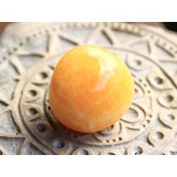 Calcit orange (Orangencalcit) XXL Trommelsteine - Sonderqualitt - ca. 3,6 cm / ca. 54g/St