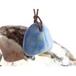Blauquarz Schmuckstein gebohrt - Handarbeit - schöne Qualität - ca. 2 cm x 2,2 cm x 1,4 cm