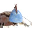 Blauquarz Schmuckstein gebohrt - Handarbeit - schöne Qualität - ca. 2 cm x 2,2 cm x 1,4 cm