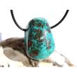 Chrysokoll Trommelstein gebohrt - Sonderqualität - ca. 3,2 cm x 2,3 cm x 2,1 cm