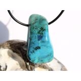 Chrysokoll XXL Trommelstein gebohrt - Sonderqualitt -...