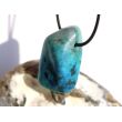 Chrysokoll XXL Trommelstein gebohrt - Sonderqualität - ca. 3,9 cm x 2,2 cm x 1,9 cm (GKS)