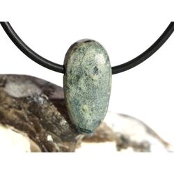 Azurit-Malachit natur Schmuckstein / Scheibenstein gebohrt - Handarbeit - Rarit�t - Sonderqualit�t - ca. 2,1 cm x 1 cm x 0,7 cm