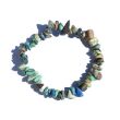 Chrysokoll Splitterarmband - ca. 4 - 15 mm - ca. 18-19 cm