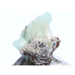 Apophyllit grn mit Stilbit Kristallstufe / Rohstein - Raritt - ca. 3 cm x 2,3 cm x 2,4 cm