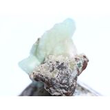Apophyllit grün mit Stilbit Kristallstufe / Rohstein - Rarität - ca. 3 cm x 2,3 cm x 2,4 cm