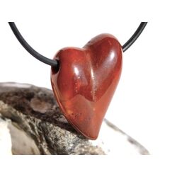 Mookait Swing Herz Schmuckstein gebohrt - Sonderqualit�t - ca. 2,8 cm x 2,2 cm x 1,2 cm