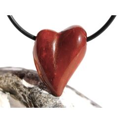 Mookait Swing Herz Schmuckstein gebohrt - Sonderqualitt - ca. 2,8 cm x 2,2 cm x 1,2 cm