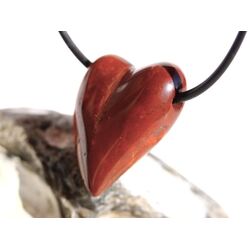 Mookait Swing Herz Schmuckstein gebohrt - Sonderqualitt - ca. 2,8 cm x 2,2 cm x 1,2 cm