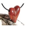 Mookait Swing Herz Schmuckstein gebohrt - Sonderqualität - ca. 2,8 cm x 2,2 cm x 1,2 cm