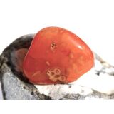 Karneolachat (gebr.) XXL Trommelstein (Carneol) -...
