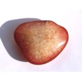 Karneolachat (gebr.) XXL Trommelstein (Carneol) - Sonderqualität - ca. 4,2 cm x 3,7 cm x 1,5 cm