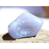 Chalcedon blau gebändert Trommelstein -...