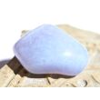 Chalcedon blau gebändert Trommelstein - Sonderqualität - ca. 3,5 cm x 2,4 cm x 1,7 cm (Fairer Handel/GKS)