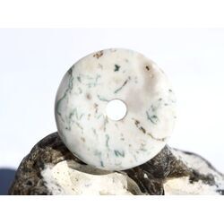 Baumachat Donut Edelstein 33 mm (5 mm stark)