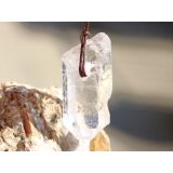 Bergkristall XXL Kristallstab / Kristallspitze natur gebohrt - Sonderqualität - ca. 4,5 cm x 2 cm x 1,4 cm