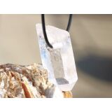 Bergkristall XXL Kristallstab / Kristallspitze natur gebohrt - Sonderqualität - ca. 4,5 cm x 2 cm x 1,4 cm