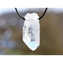 Bergkristall XXL Kristallstab / Kristallspitze natur gebohrt - Sonderqualit�t - ca. 4,5 cm x 2 cm x 1,6 cm