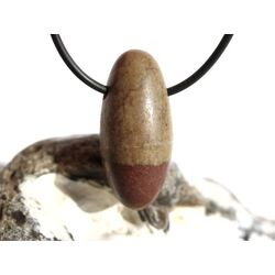 Shiva Lingam Ei (Sandstein/Tonstein) Trommelstein gebohrt - Sonderqualitt - ca. 3,4 cm x 1,6 cm