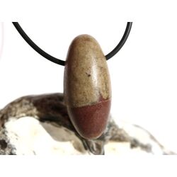 Shiva Lingam Ei (Sandstein/Tonstein) Trommelstein gebohrt - Sonderqualitt - ca. 3,4 cm x 1,6 cm